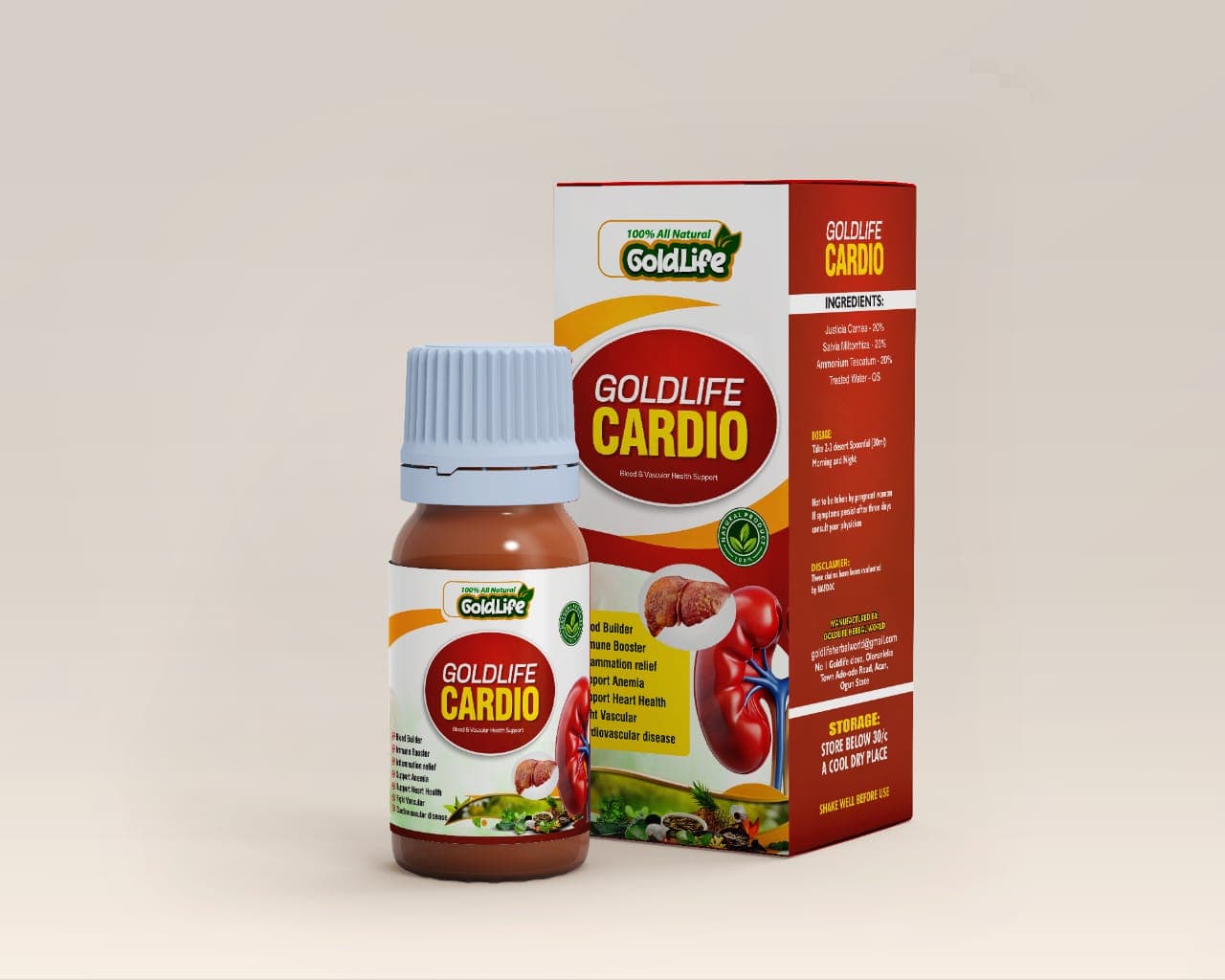 Goldlife cardiovascular Revive Herbal Mix