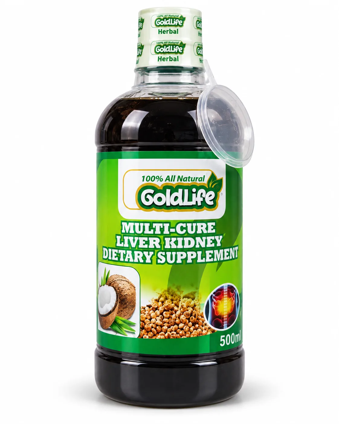 GoldLife Multi-Cure Liver Kidney Dietary Supplement 500ml