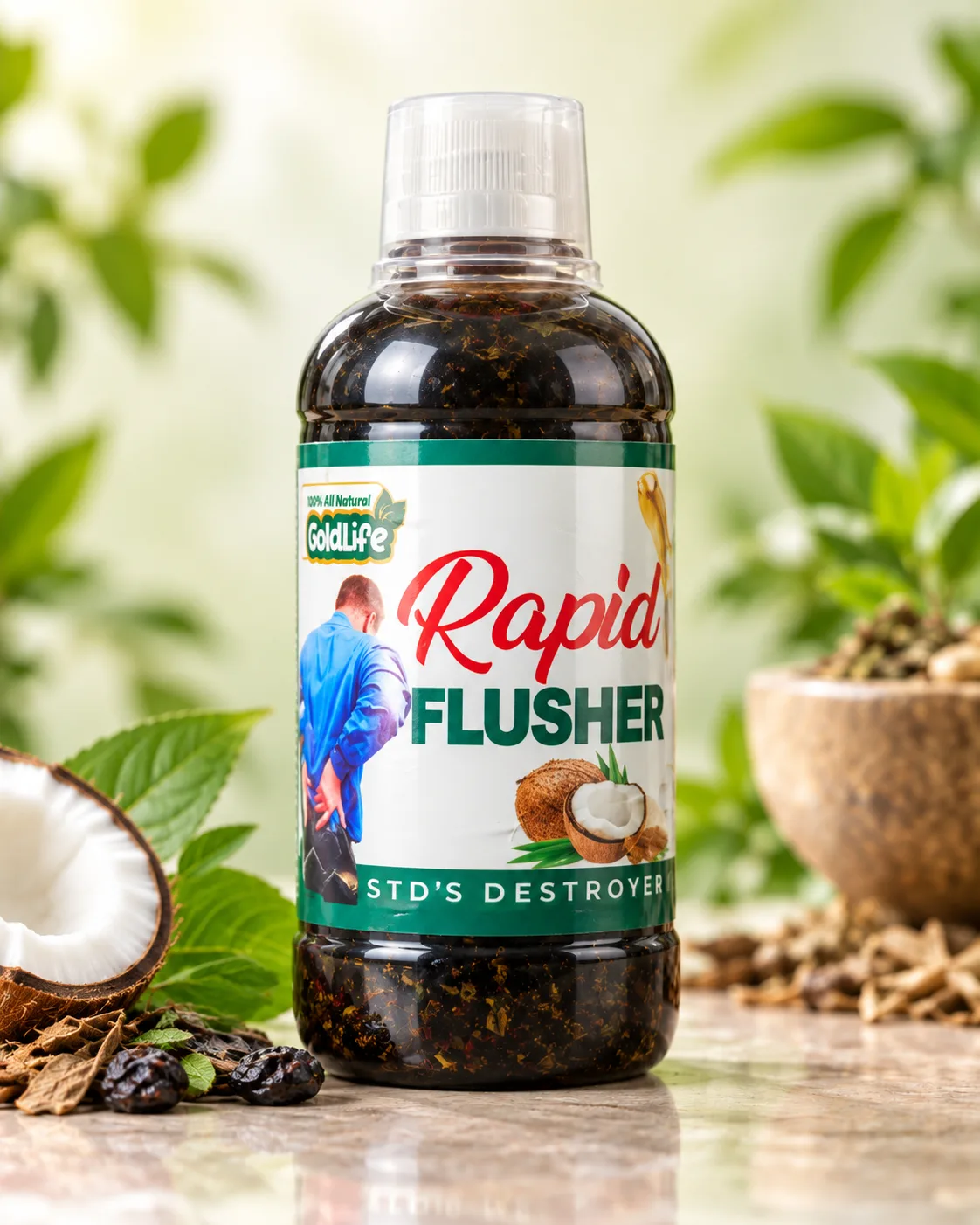 GoldLife Rapid Flusher STD's destroyer